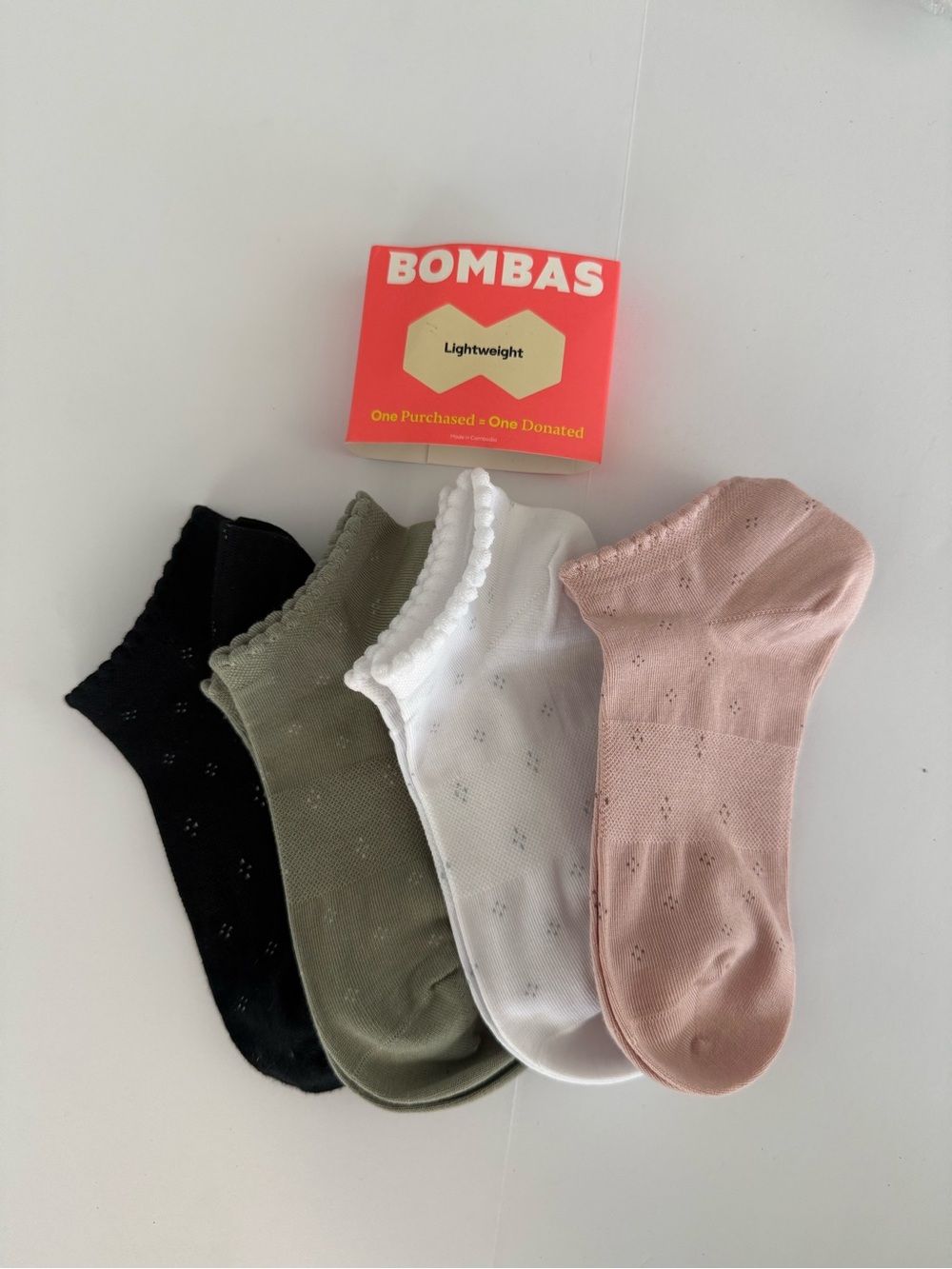 Bombas lightweight ankle socks